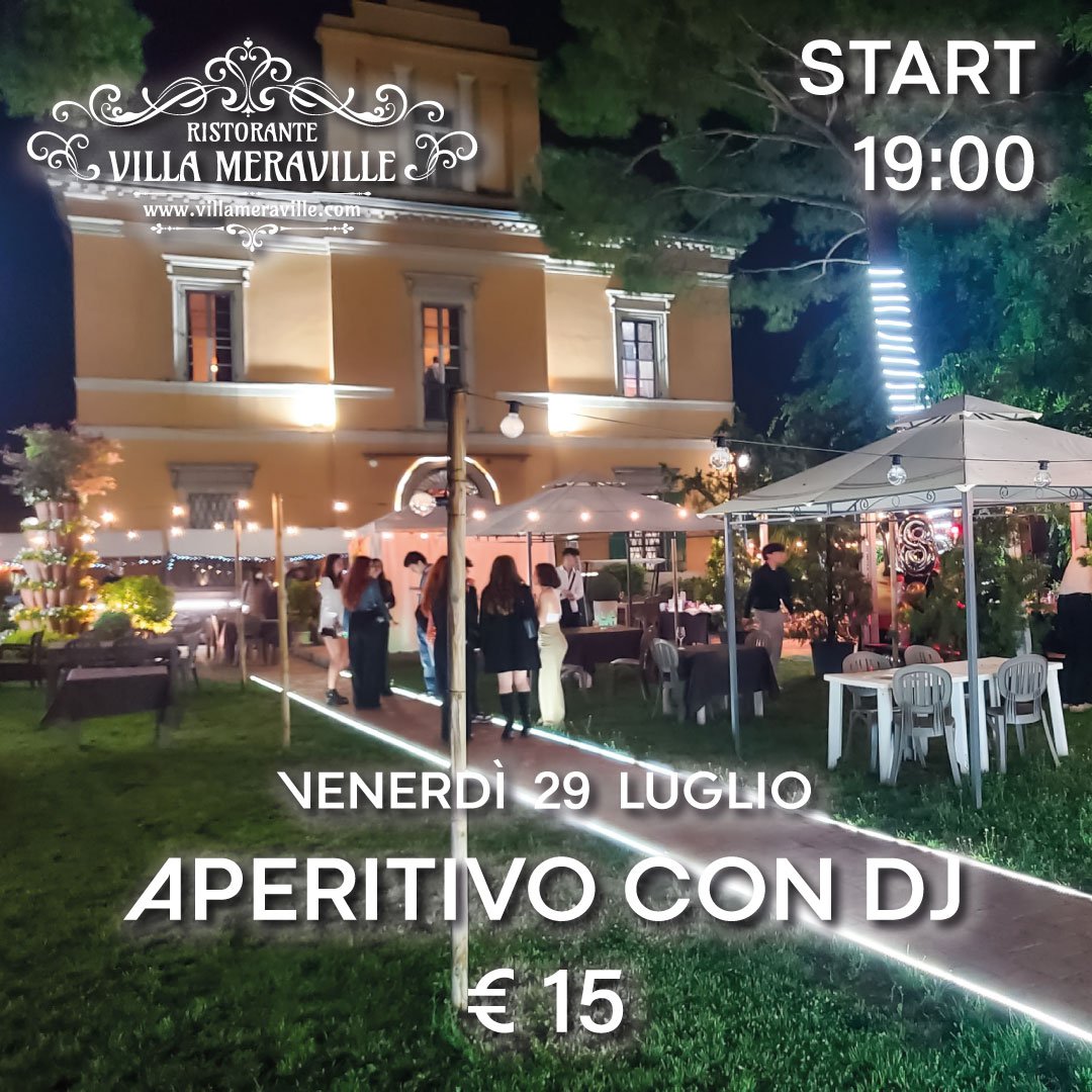 Scopri di più sull'articolo APERITIVO CON DJ SET