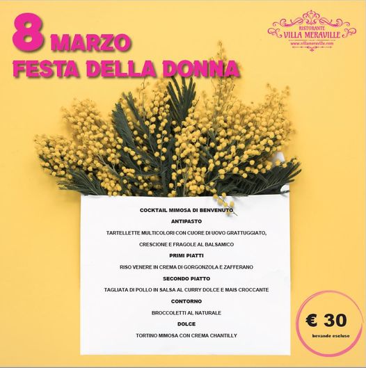 Scopri di più sull'articolo 8 MARZO-FESTA DELLA DONNA