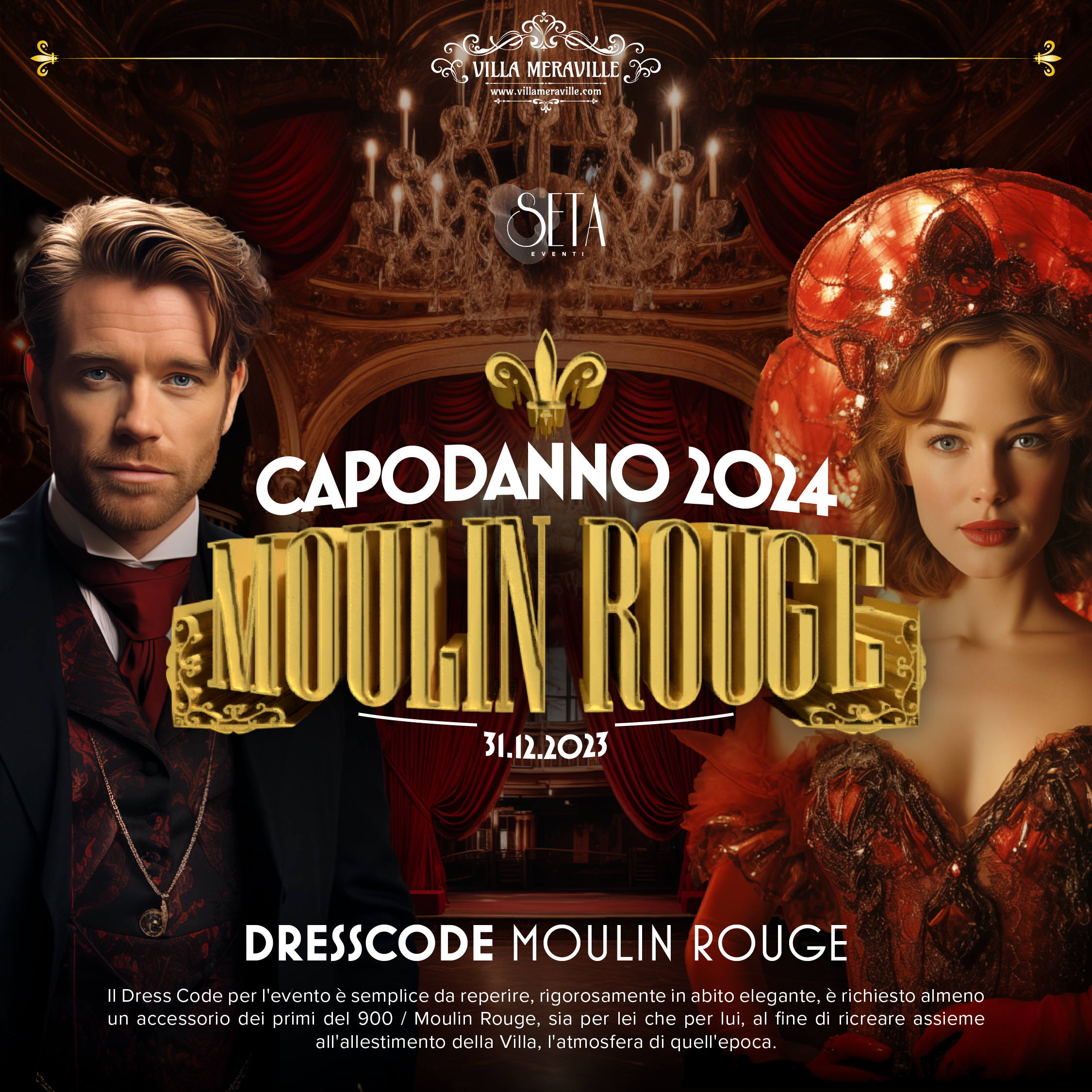 CAPODANNO A TEMA MOULIN ROUGE