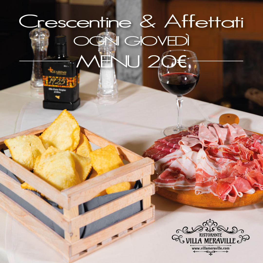 CRESCENTINE&AFFETTATI-OGNI GIOVEDI’