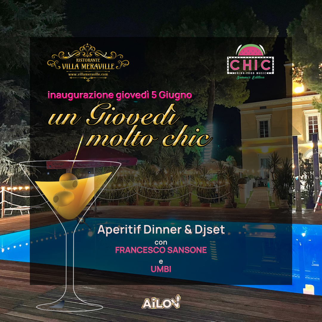 Estate 2025: aperitif dinner & Djset