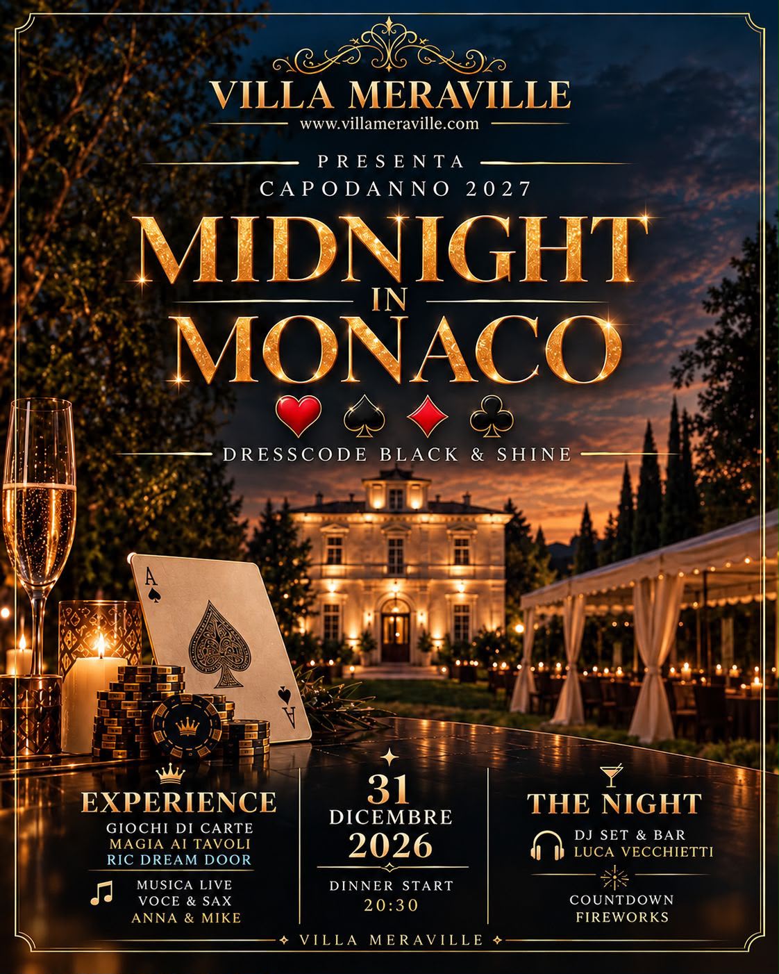 Capodanno 2027: “Midnight in Monaco”
